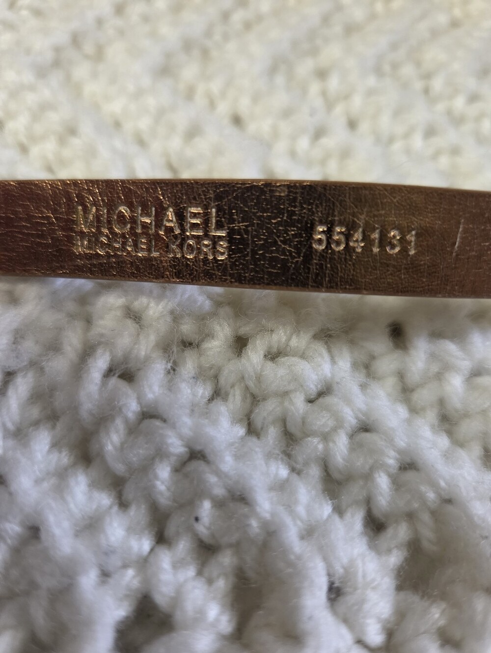 Michael Kors Signature Logo Chain-Strap Belt Bag/Fanny Pack - Picture 11 of 13